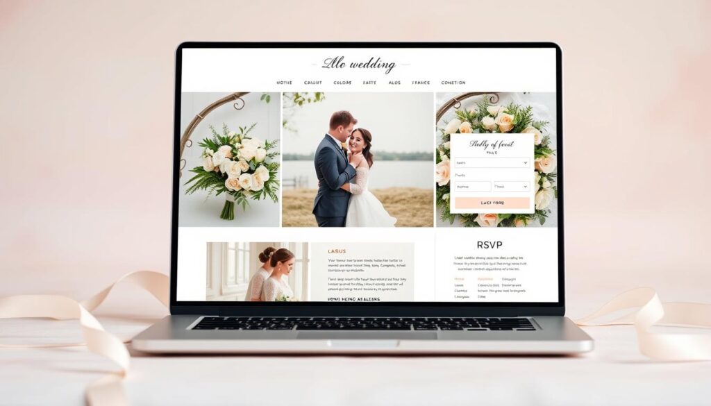 wedding website content