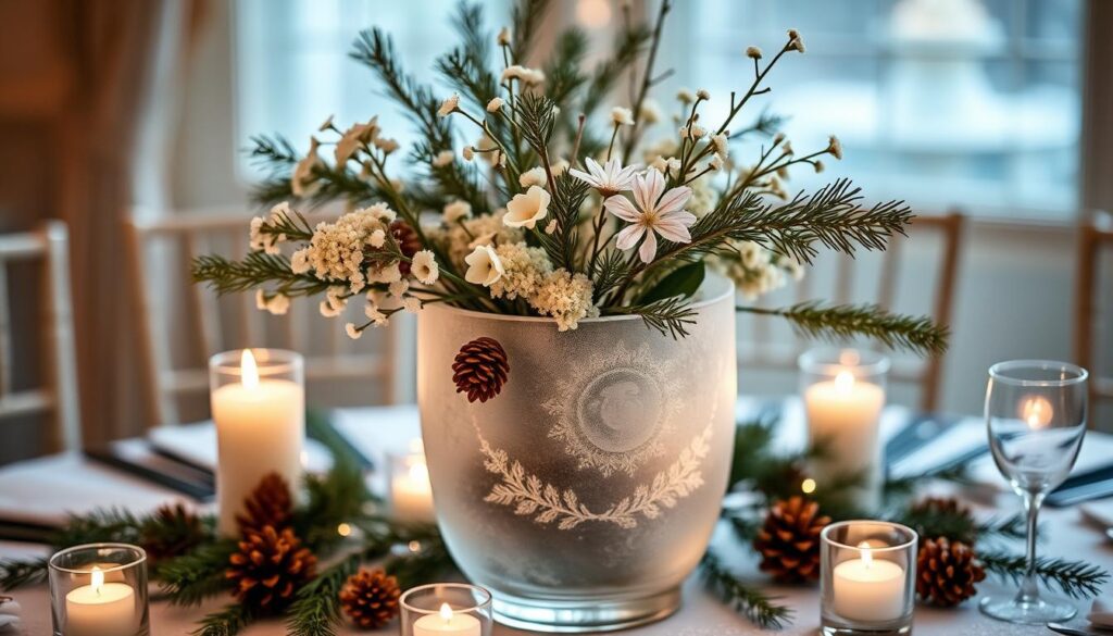 winter wedding centerpieces