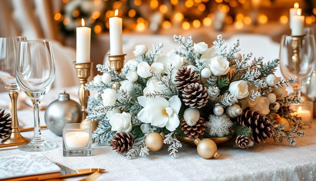 winter wedding centerpieces