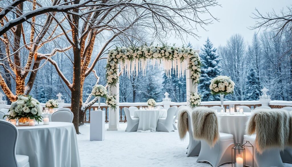 winter wonderland wedding