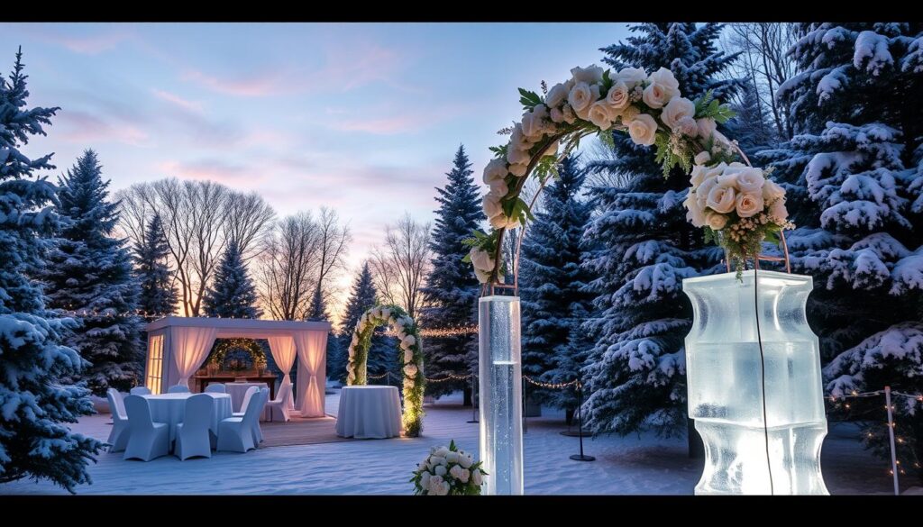 winter wonderland wedding