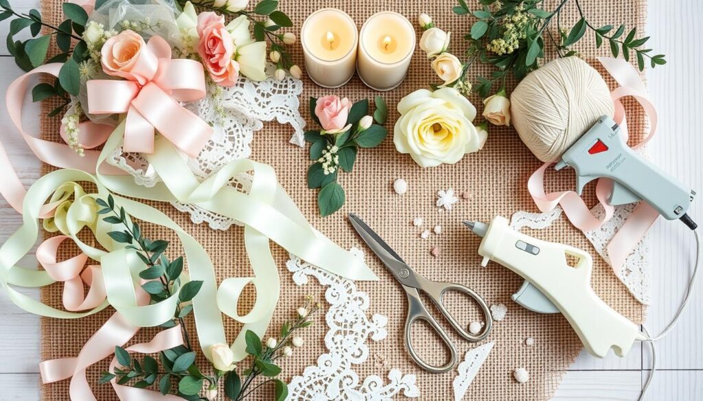 DIY wedding supplies