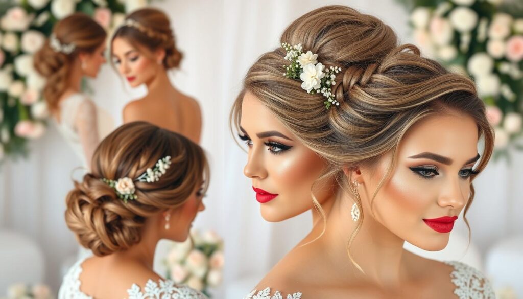 bridal hair and makeup trends