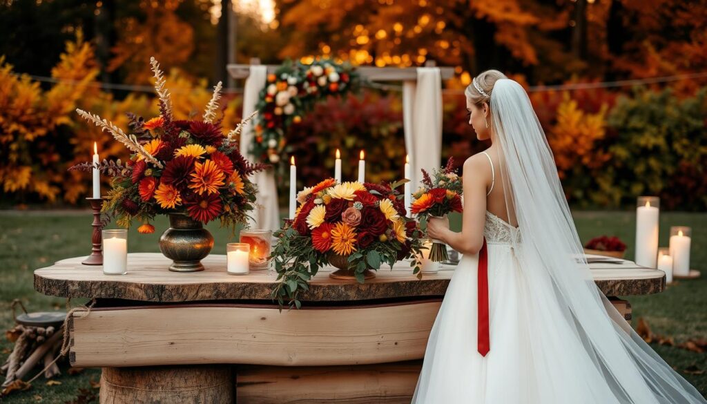 fall wedding colors