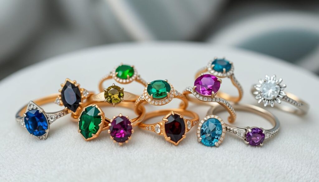 gemstone rings