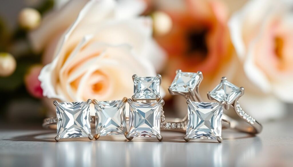 princess cut engagement rings