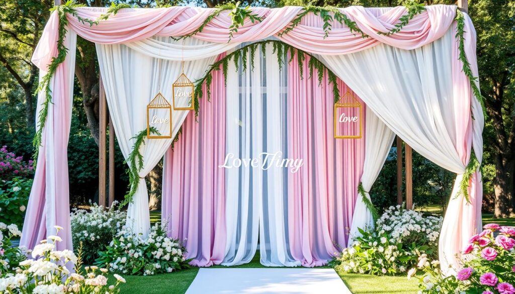 wedding ceremony backdrop