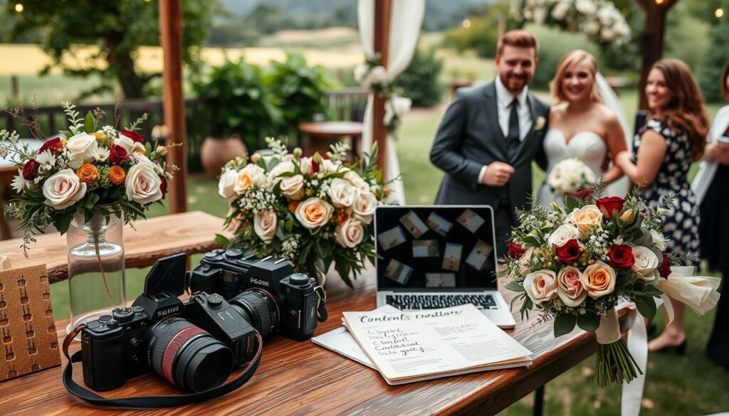 wedding day content curation