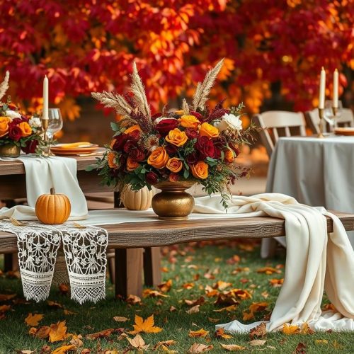 Autumn Wedding Color Schemes