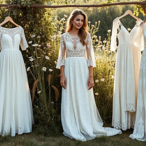 Bohemian Bridal Gowns