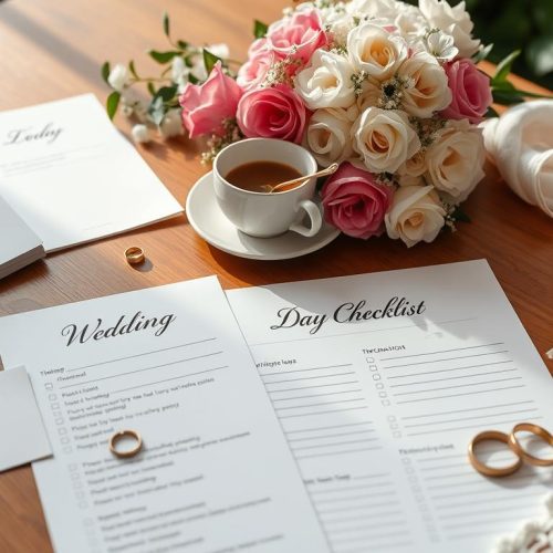 Checklist for a Stress Free Wedding Day