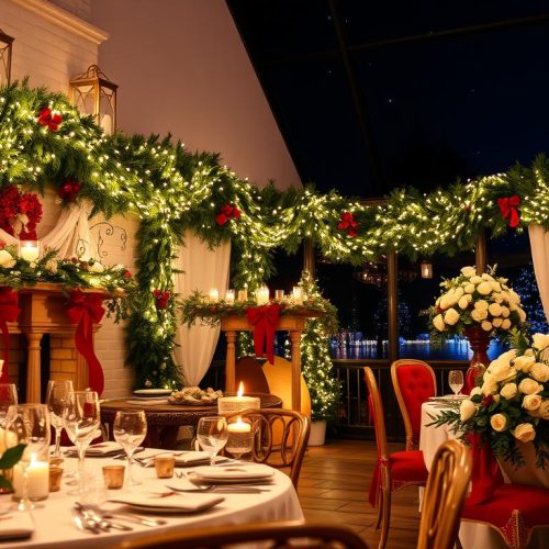 Christmas Wedding Decor