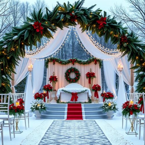 Christmas Wedding Theme