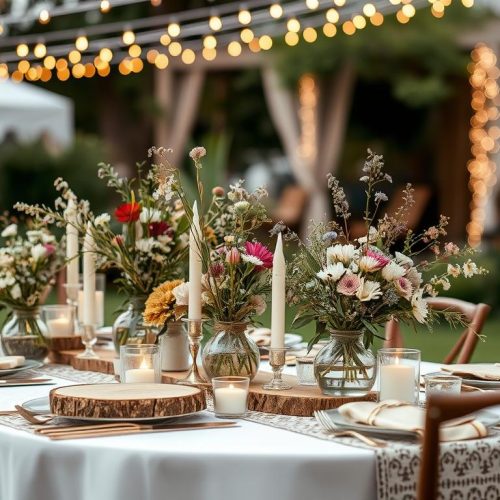 DIY wedding decor