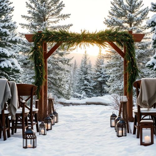 Rustic Winter Wedding Theme