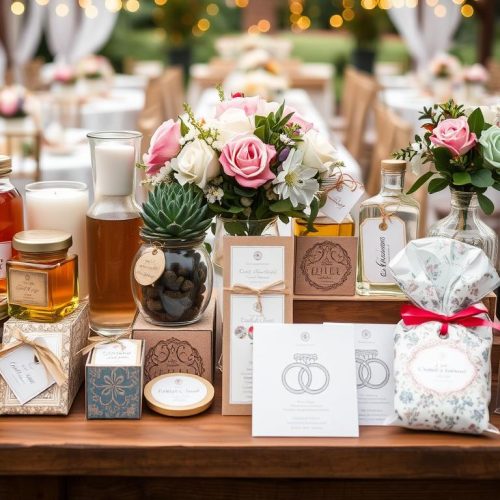 Unique wedding favors