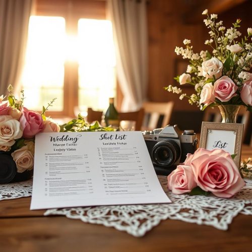 Wedding Shot List