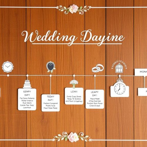 Wedding day timeline