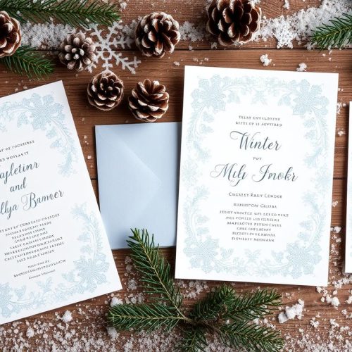 Winter Wedding Invitations