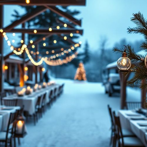 Winter Wedding Lighting Ideas