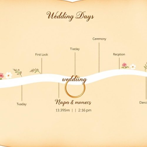 wedding timeline